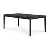 Zijkant Tafel Teak Bok Black Outdoor Dining Table 10277 Ethnicraft