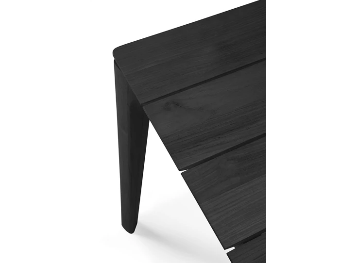 Bovenkant Tafel Teak Bok Black Outdoor Dining Table 10277 Ethnicraft