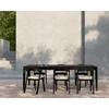 Sfeerfoto Tafel Teak Bok Black Outdoor Dining Table 10277 Ethnicraft