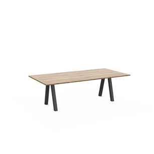 Tafel Veneto XL MHA configuratie perfecta element 120x120cm schuine poten epoxy