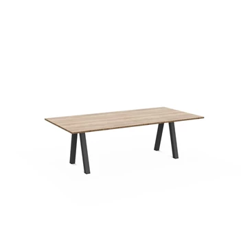 Tafel Veneto XL MHA configuratie perfecta element 120x120cm schuine poten epoxy