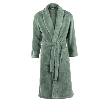 3342 green sage kamerjas tiseco small medium superzacht badjas unisex