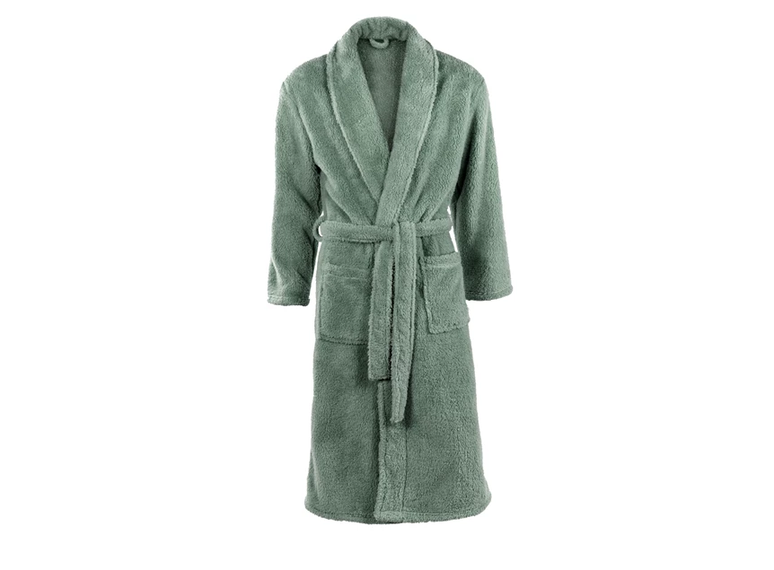 3342 green sage kamerjas tiseco small medium superzacht badjas unisex