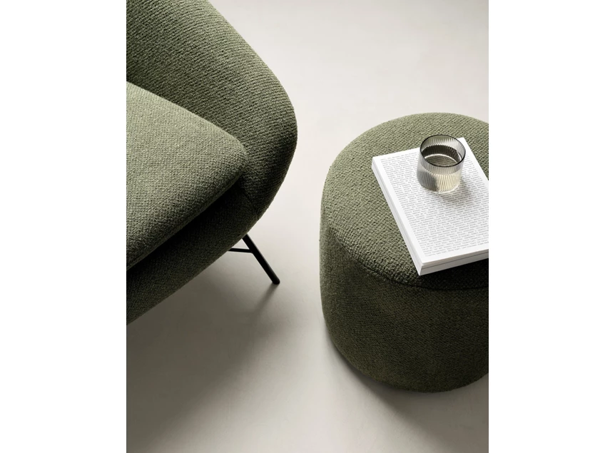 Inzoom Hocker Barrow Pouf Pine Green 20146 Ethnicraft