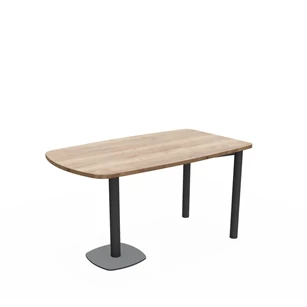 Tafel Lucca Halifax keukentafel configuratie perfecta tegen de muur epoxy poten