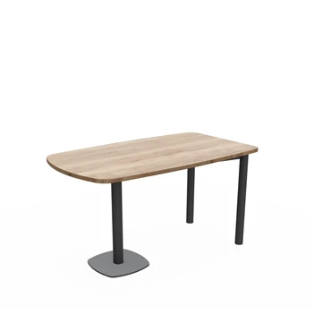 Tafel Lucca Halifax keukentafel configuratie perfecta tegen de muur epoxy poten