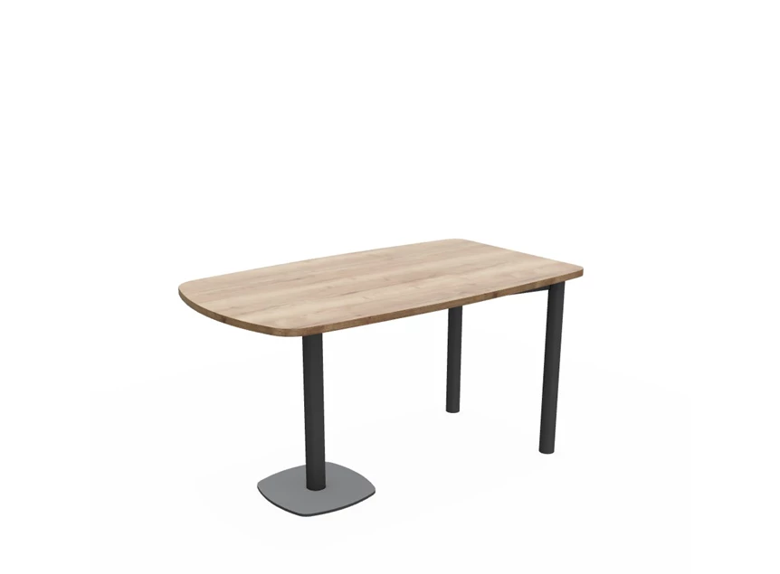 Tafel Lucca Halifax keukentafel configuratie perfecta tegen de muur epoxy poten