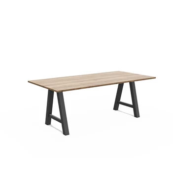 Tafel Alegro Halifax A-poot epoxy perfecta configuratie houtimitatie