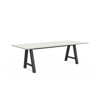 Tafel Alegro MHA tafelblad perfecta 240x100cm epoxy onderstel A-poot configuratie