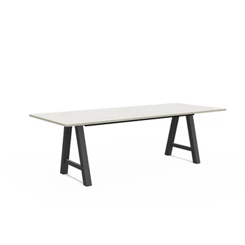 Tafel Alegro MHA tafelblad perfecta 240x100cm epoxy onderstel A-poot configuratie