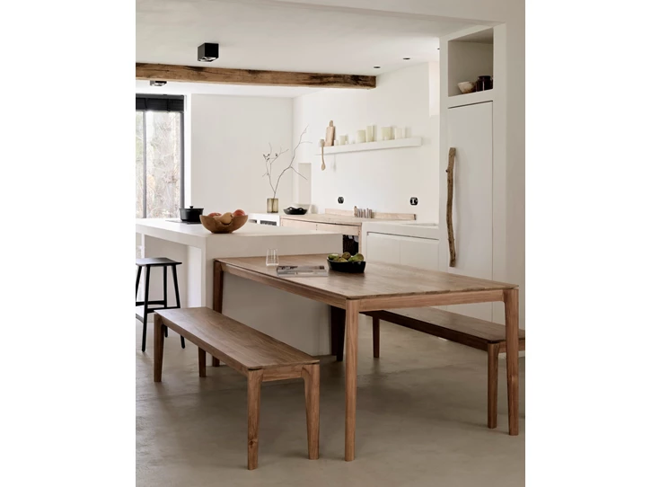 Sfeerfoto Eetkamerbank Teak Bok Bench 10148 Ethnicraft