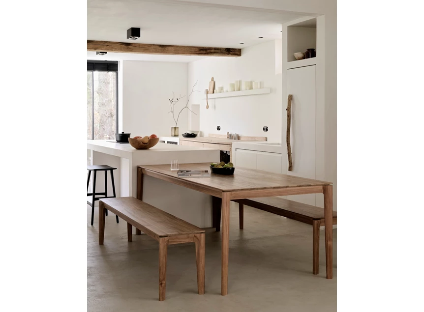 Sfeerfoto Eetkamerbank Teak Bok Bench 10148 Ethnicraft