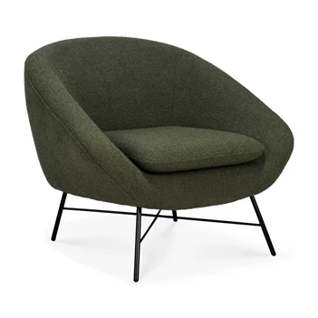 Bijzetzetel Barrow Lounge Chair Pine Green 20136 Ethnicraft