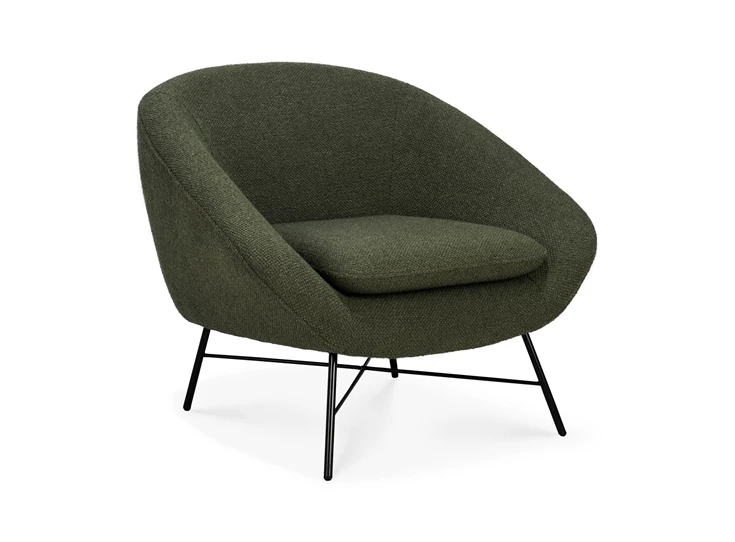Bijzetzetel Barrow Lounge Chair Pine Green 20136 Ethnicraft