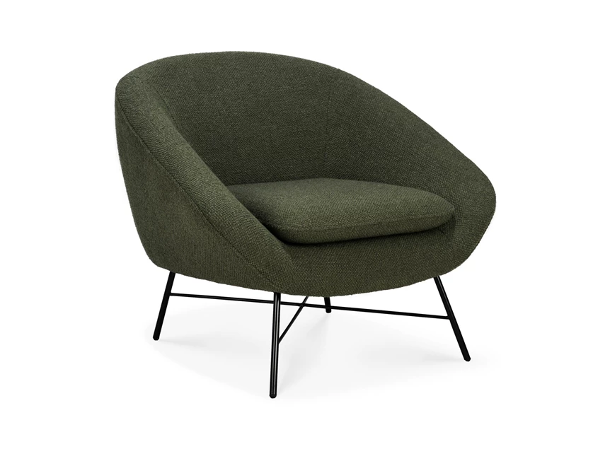 Bijzetzetel Barrow Lounge Chair Pine Green 20136 Ethnicraft