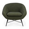 Front Bijzetzetel Barrow Lounge Chair Pine Green 20136 Ethnicraft