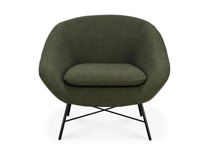 Front Bijzetzetel Barrow Lounge Chair Pine Green 20136 Ethnicraft