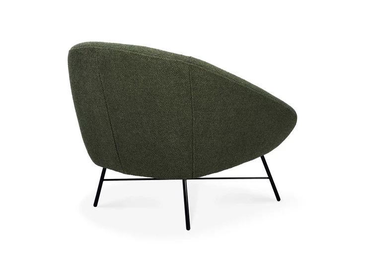 Achterkant Bijzetzetel Barrow Lounge Chair Pine Green 20136 Ethnicraft