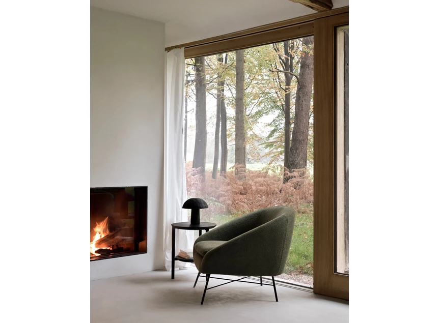 Sfeerfoto Bijzetzetel Barrow Lounge Chair Pine Green 20136 Ethnicraft