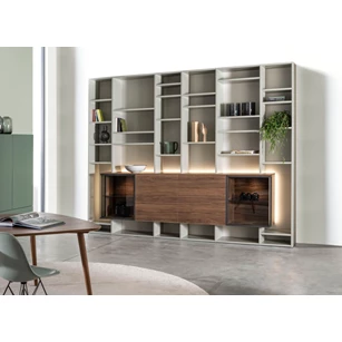 Wandkast Fokus Opstelling 52 lak hout Contur Sudbrock