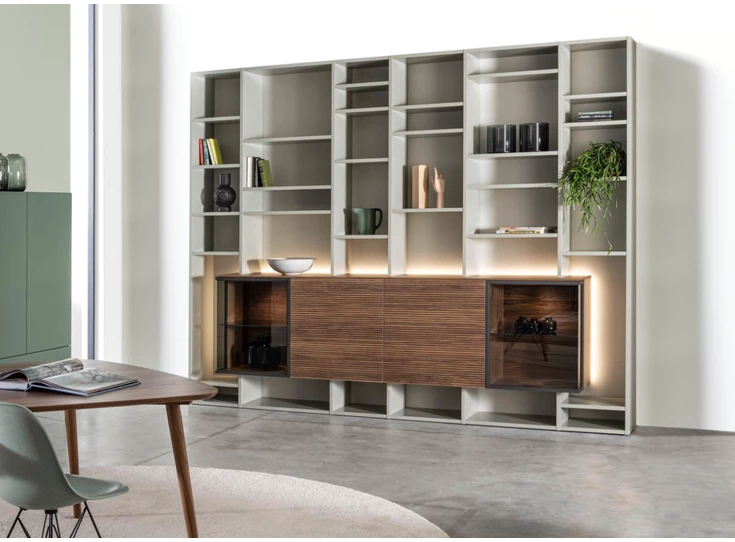 Wandkast Fokus Opstelling 52 lak hout Contur Sudbrock