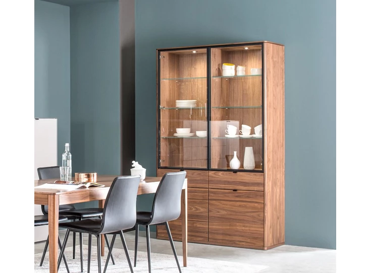 Vitrinekast Goya Opstelling 21 matte lak Contur Sudbrock