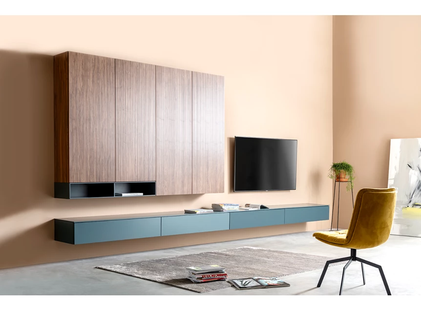 Tv-kast Cubo Opstelling 168 hout matte lak Contur Sudbrock