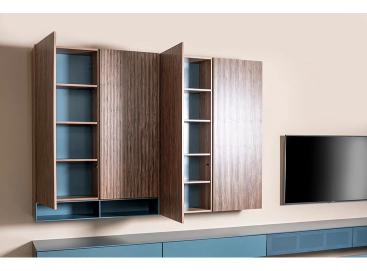Open Tv-kast Cubo Opstelling 168 hout matte lak Contur Sudbrock