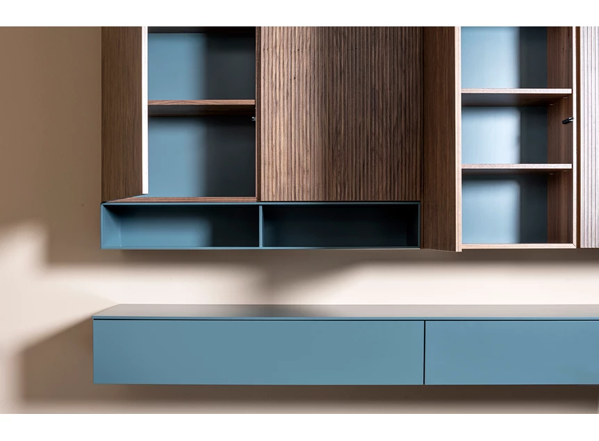 Onderkant Tv-kast Cubo Opstelling 168 hout matte lak Contur Sudbrock