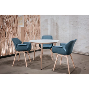 Tafel Tooon rond blad cement Toon De Somer