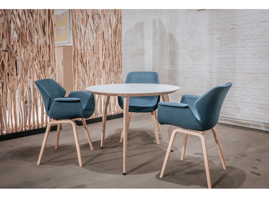 Tafel Tooon rond blad cement Toon De Somer