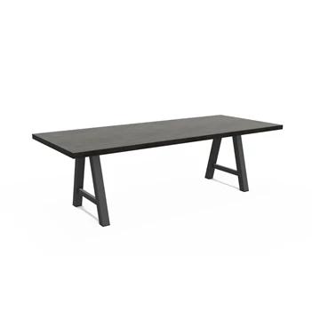 Tafel Querido HPL perfecta 200x100cm A-poot epoxy configuratie
