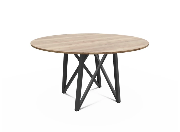 Tafel Wacko MHA melamine halifax tafelbladen epoxy gekke poot perfecta confuguratie