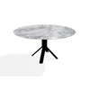 Eettafel Fizz rond keramiek Marble Azuro Joli