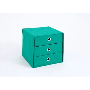 Mega 31 kleine opbergbox groen 248-031 fmd möbel stof metalen ring