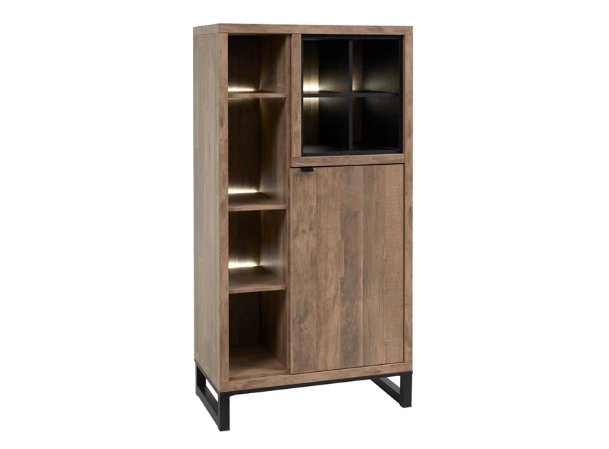 Meubar Jaipur KB1R KB6R kolomkast rechts old teak eetkamer