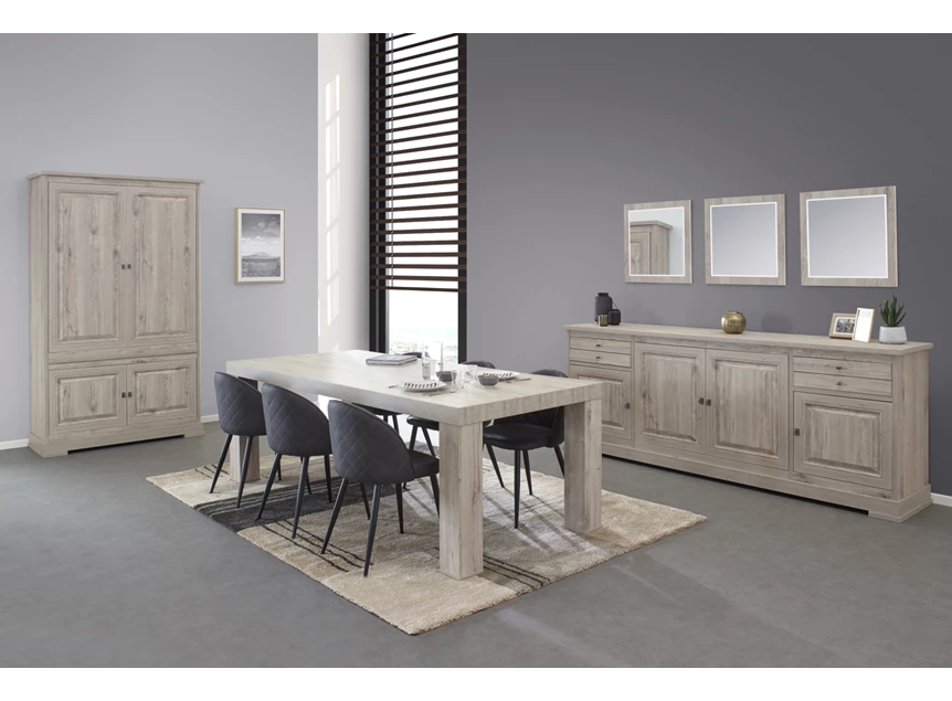 Meubar Kent eetkamer sfeerbeeld K540 millenium oak light