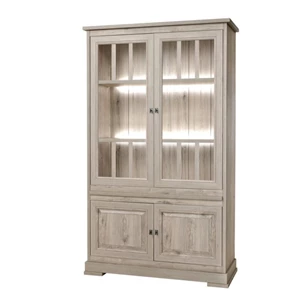 Kent V1 V6 meubar vitrinekast glasdeuren K540 millenium oak light eetkamer