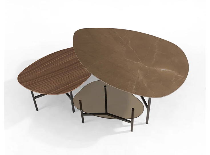 Salontafel set NT keramiek hout glas Karat Tables to Love