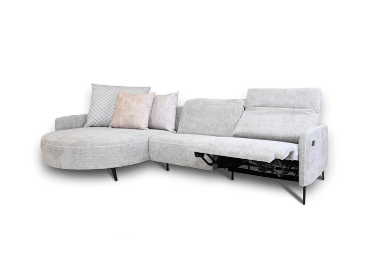 canape met longchair Victoria mecam open