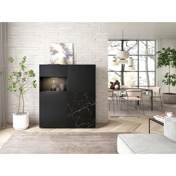 Sfeerfoto Barkast Yumè 120-8 structuurlak keramiek Crest