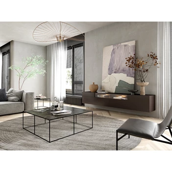 Sfeerfoto Tv-kast Yumè TV240-2 structuurlak Crest