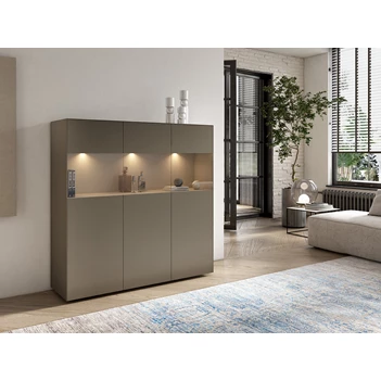 Sfeerfoto Barkast Yumè F135-6 structuurlak Crest