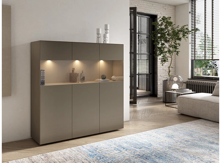 Sfeerfoto Barkast Yumè F135-6 structuurlak Crest