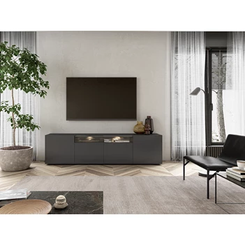 Sfeerfoto Tv-kast Yumè D240-3 structuurlak Crest