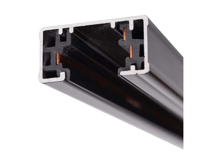 09950-01-30 lucide track railverlichting opbouwrail 1m zwart uitbreiding detail
