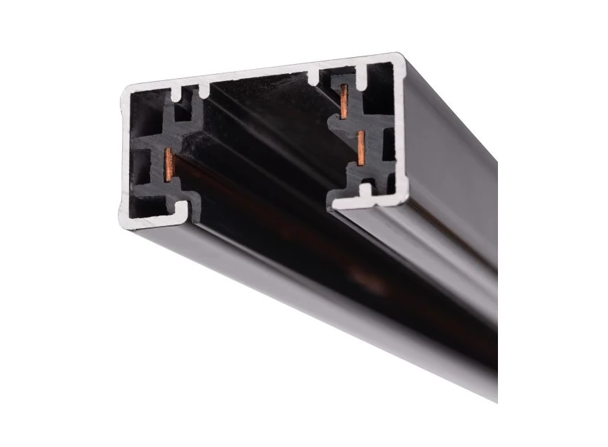 09950-01-30 lucide track railverlichting opbouwrail 1m zwart uitbreiding detail