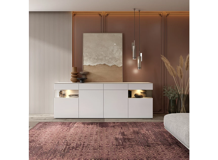 Sfeerfoto Dressoir EWG241 matte lak Karat Crest