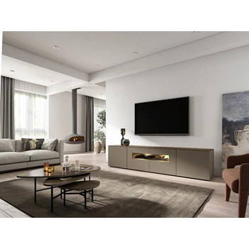 Sfeerfoto Tv-kast TV240-5 matte lak keramiek Karat Crest