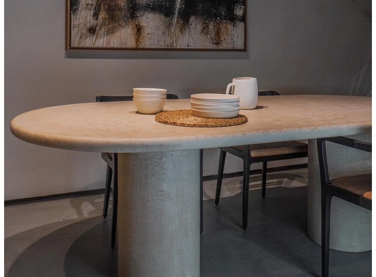 Zijkant Tafel Callisto ovaal Mortex Liz Tables